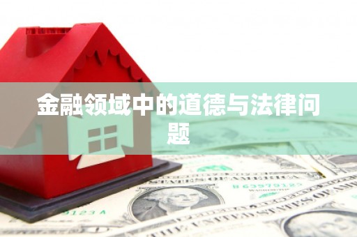 剑阁金融领域中的道德与法律问题