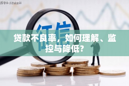 芝罘贷款不良率，如何理解、监控与降低？